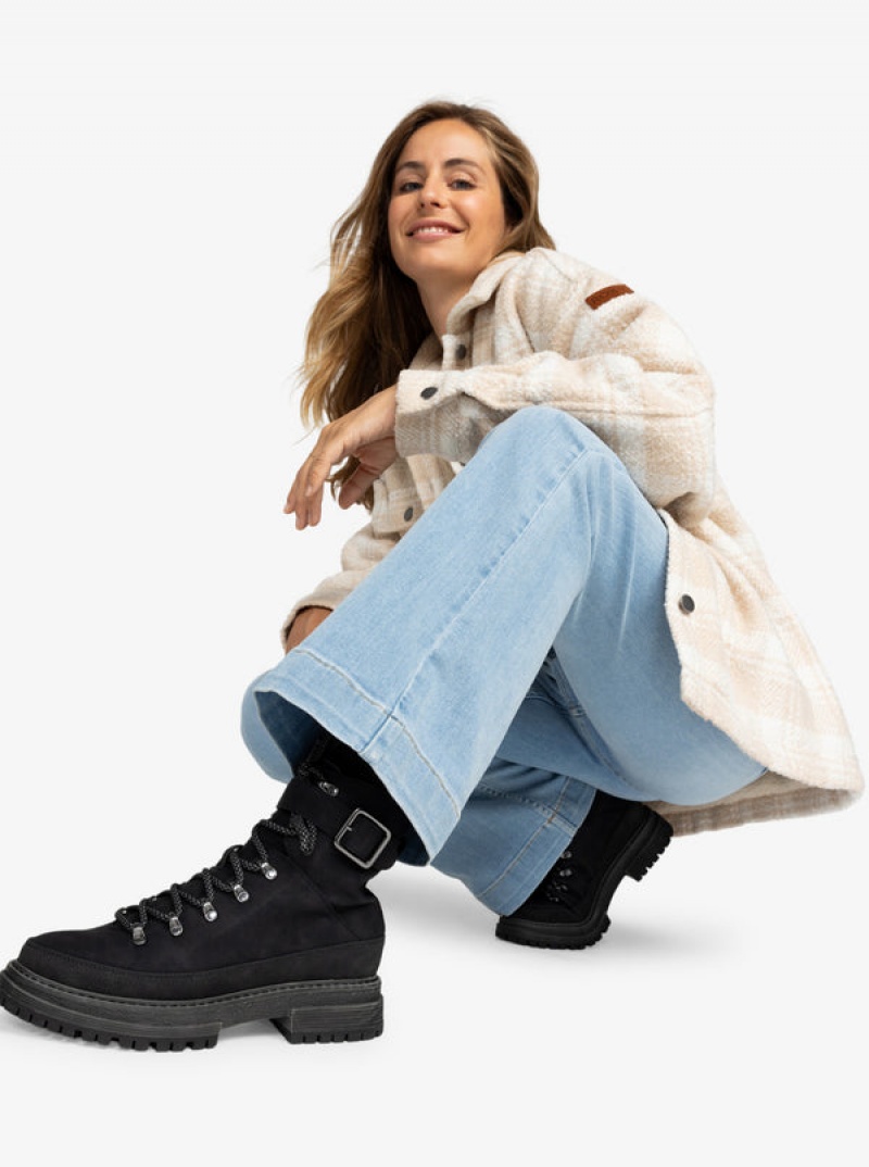 Roxy Chloe Kim Logger Ankle Boots | 89620-ULAP