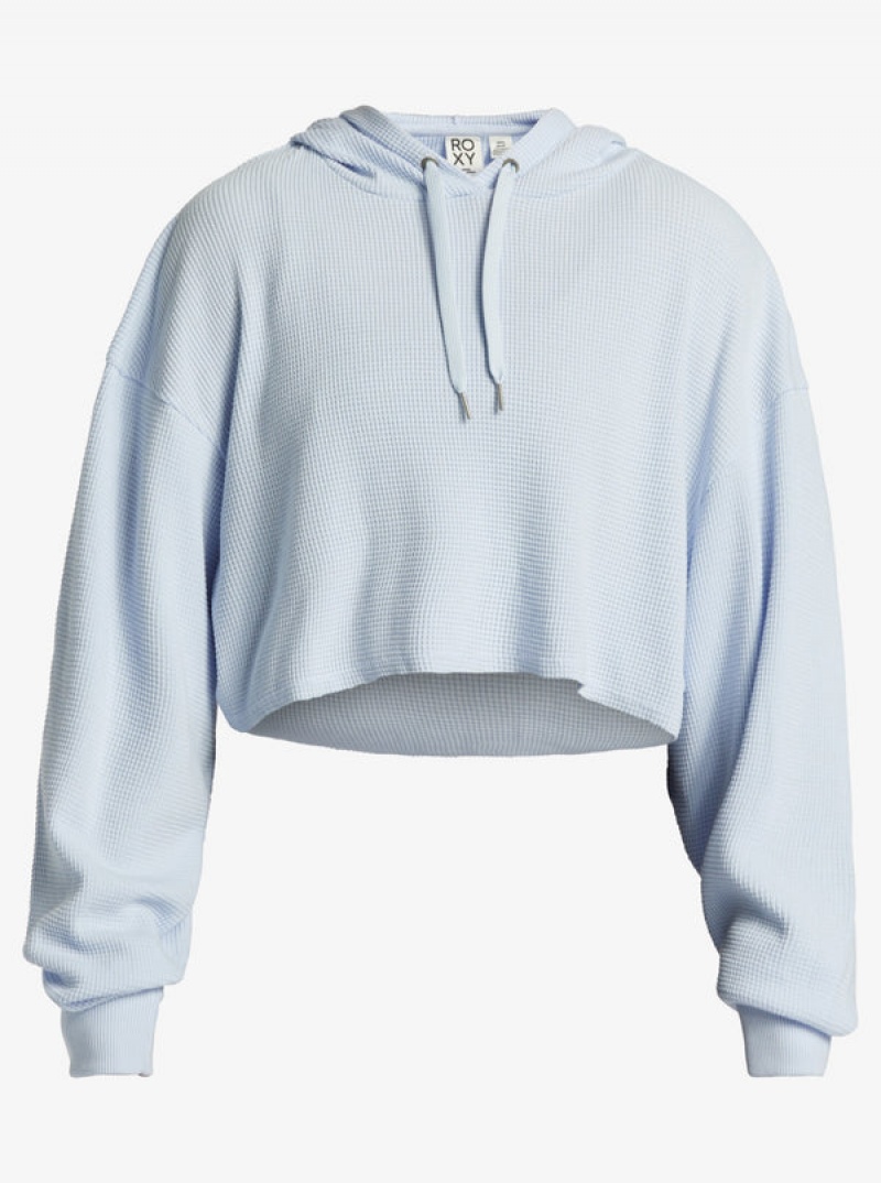 Roxy Chloe Kim Off Duty Crop Hoodie | 45139-JNVZ