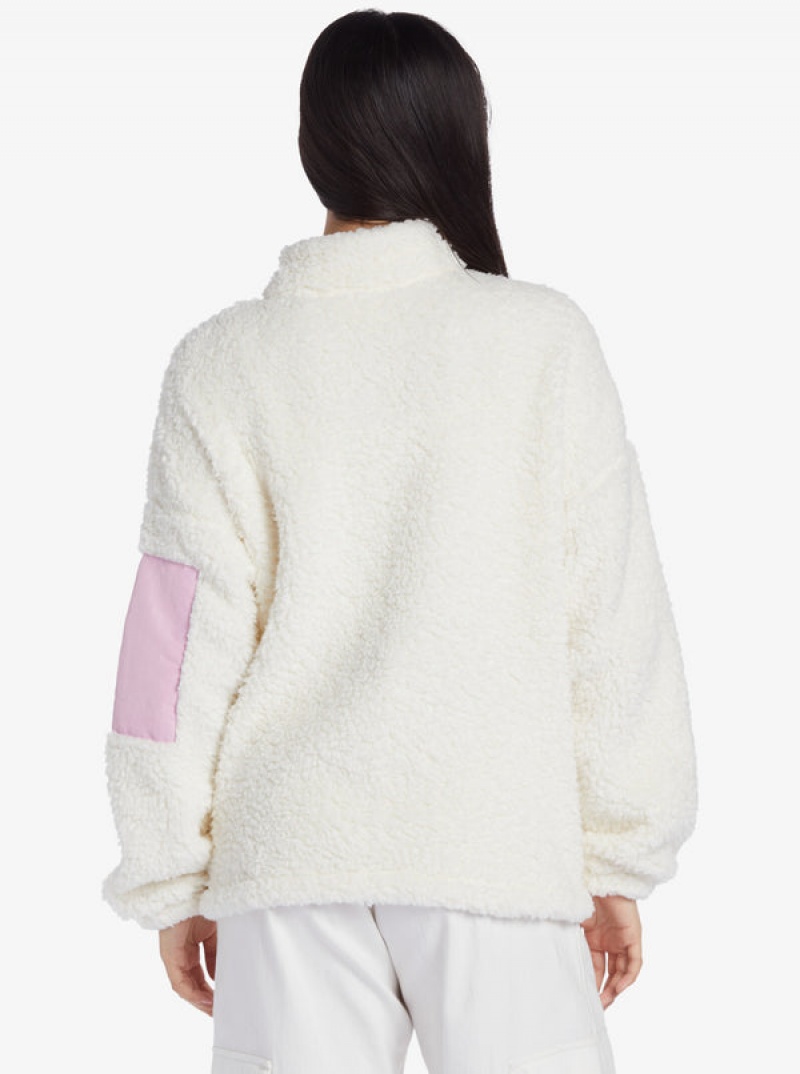 Roxy Chloe Kim Pop Sherpa Full-Zip Fleece Hoodie | 08674-JINF