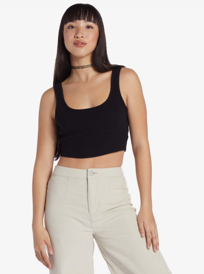 Roxy Chloe Kim Ribbed Knit Tops | 31962-QAEM