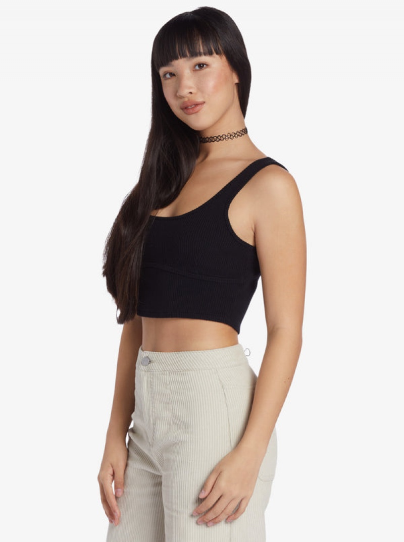 Roxy Chloe Kim Ribbed Knit Tops | 31962-QAEM