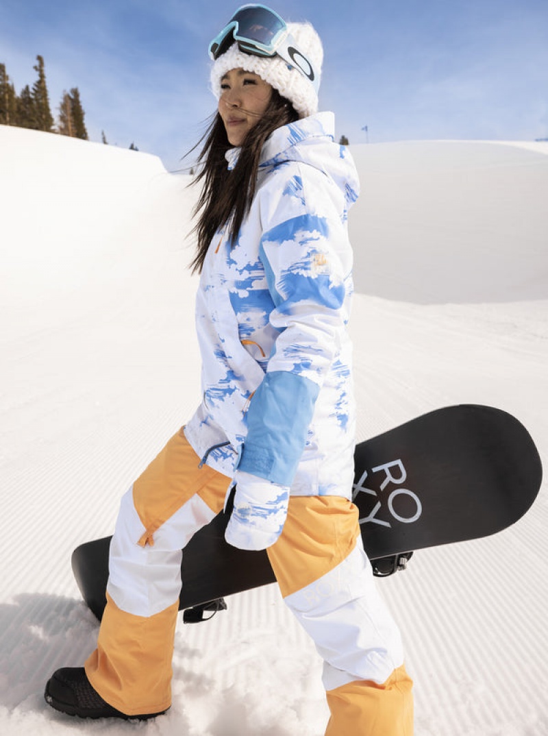 Roxy Chloe Kim Technical Snowboard Jackets | 31659-CLIS