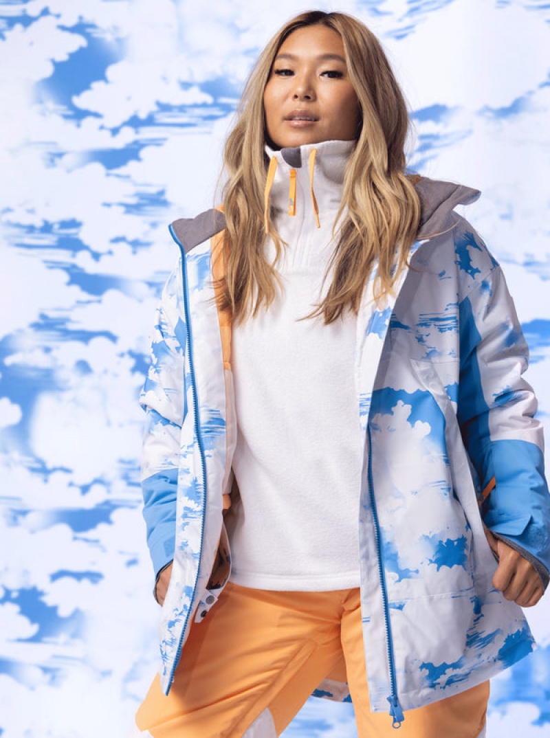 Roxy Chloe Kim Technical Snowboard Jackets | 31659-CLIS