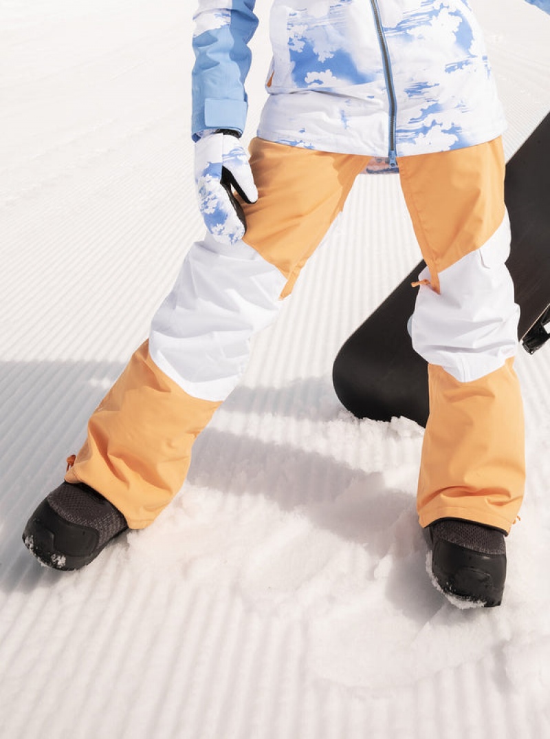 Roxy Chloe Kim Woodrose Technical Snowboard Pants | 18635-RFQT