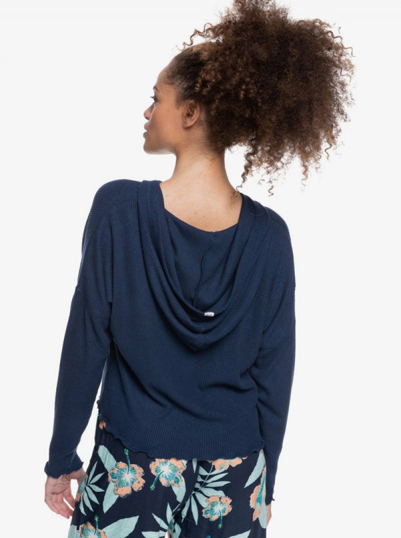 Roxy Cozy Day Long Sleeve Rib Knit Tops | 62853-AGFT