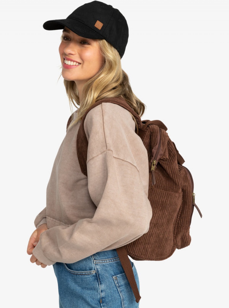 Roxy Cozy Nature Medium Corduroy Backpacks | 08246-JYWX