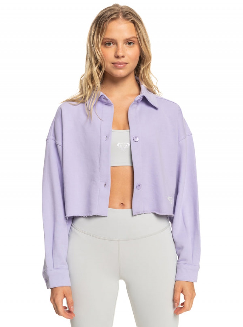 Roxy Cropped Shacket Jackets | 63417-PZEV