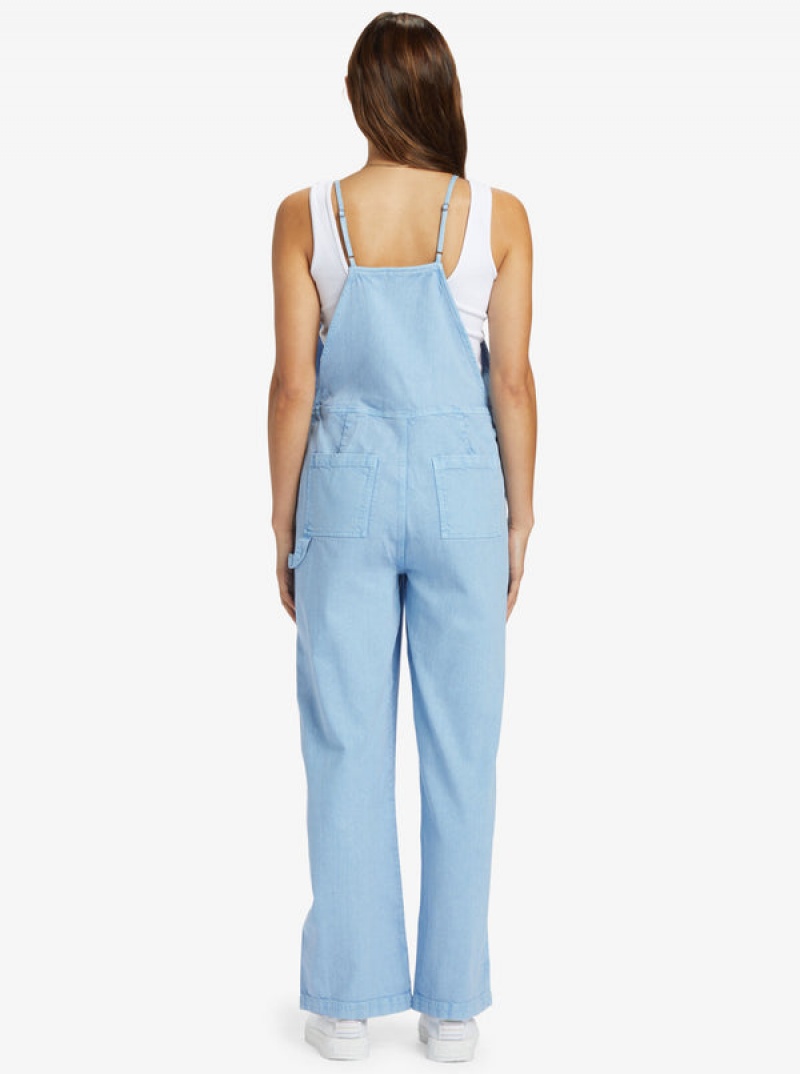 Roxy Crystal Coast Overalls Jumpsuits | 90832-JMLU