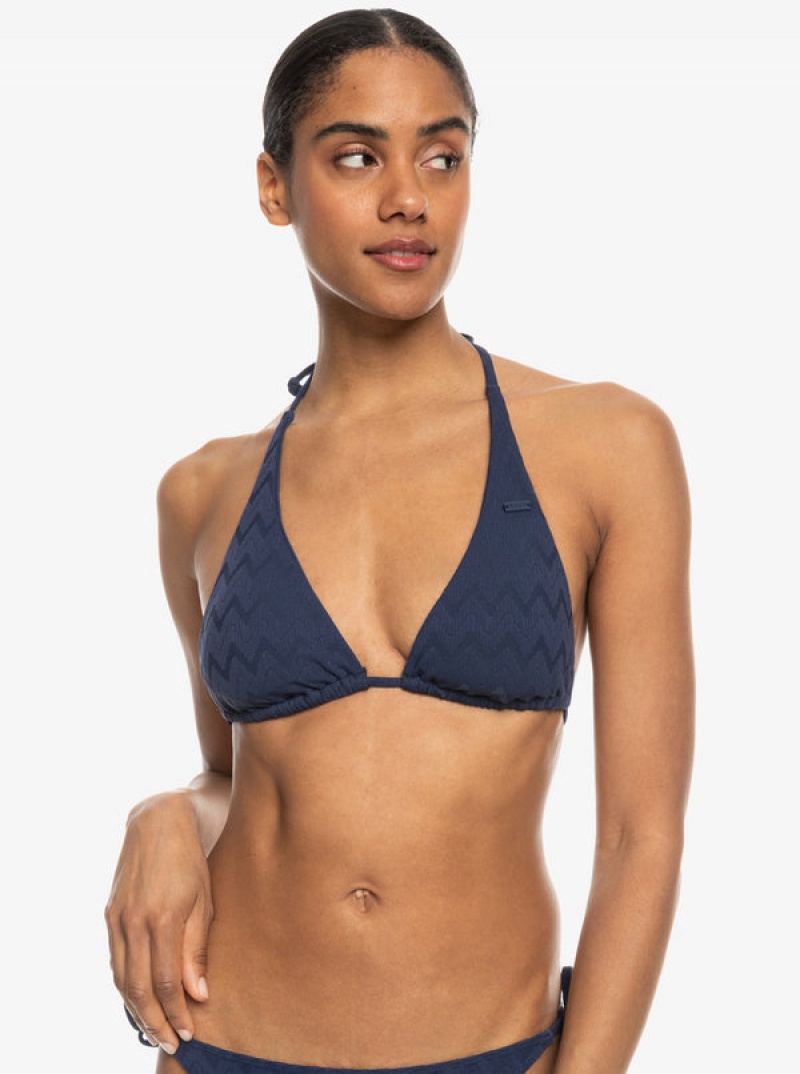 Roxy Current Coolness Elongated Triangle Bikini Tops | 52067-MXAG