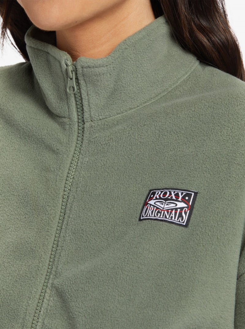 Roxy Dawn To Dusk Half-Zip Fleece Hoodie | 48697-WTSV