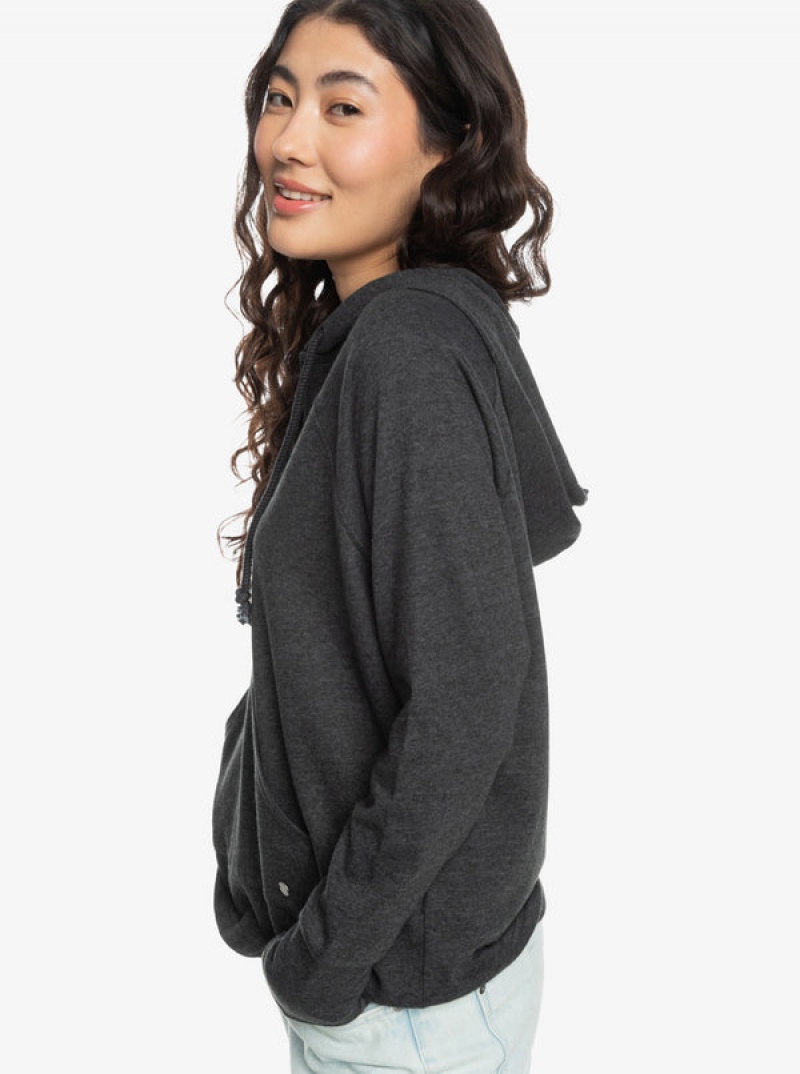 Roxy Destination Surf Long-Sleeve Hooded Hoodie | 25491-UZTD