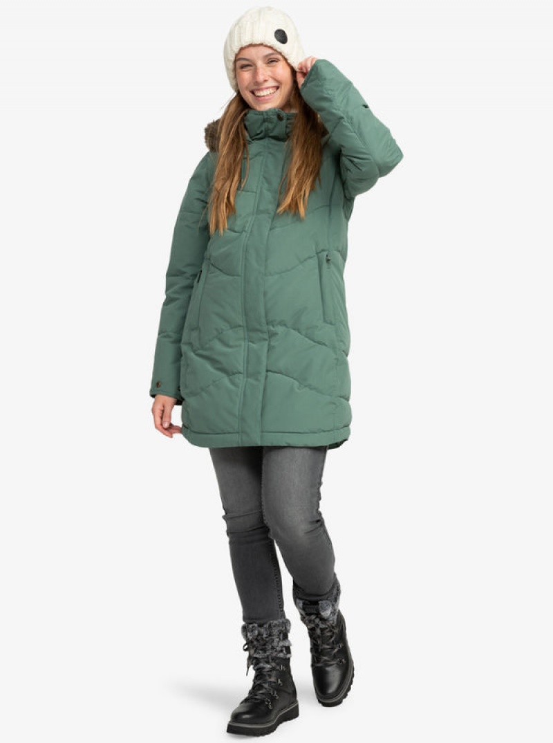 Roxy Ellie Longline Winter Jackets | 25308-FNBA