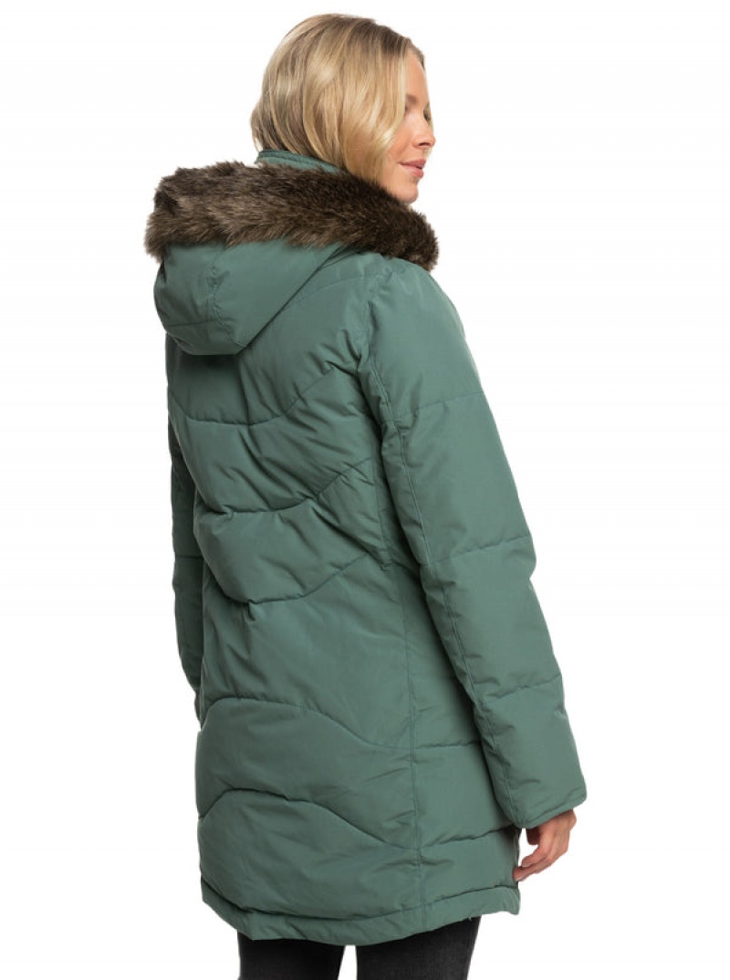 Roxy Ellie Longline Winter Jackets | 25308-FNBA