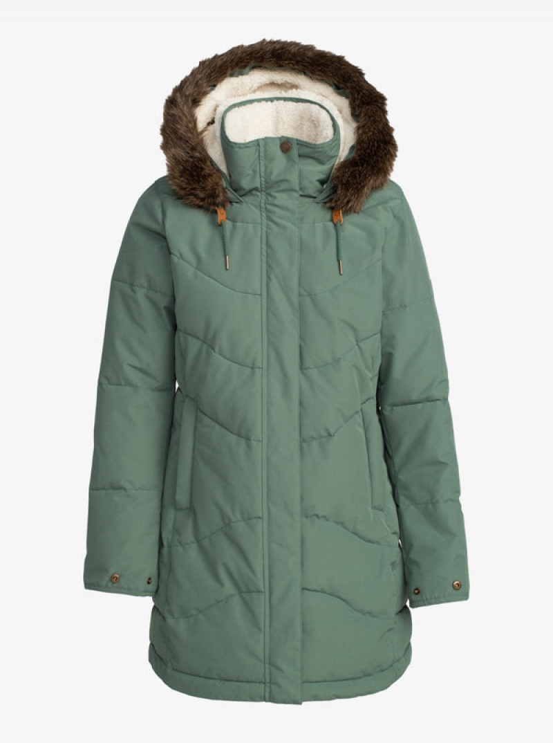 Roxy Ellie Longline Winter Jackets | 25308-FNBA