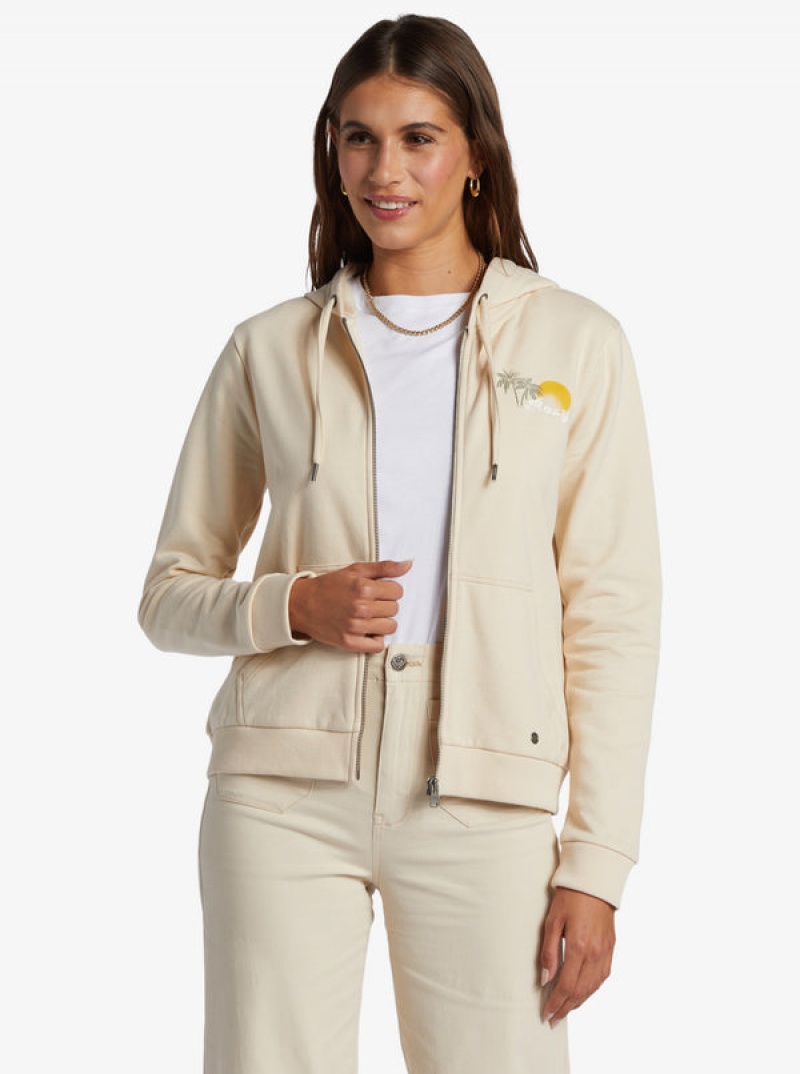 Roxy Evening Hike Zip-Up Loungewear | 83629-LZAB