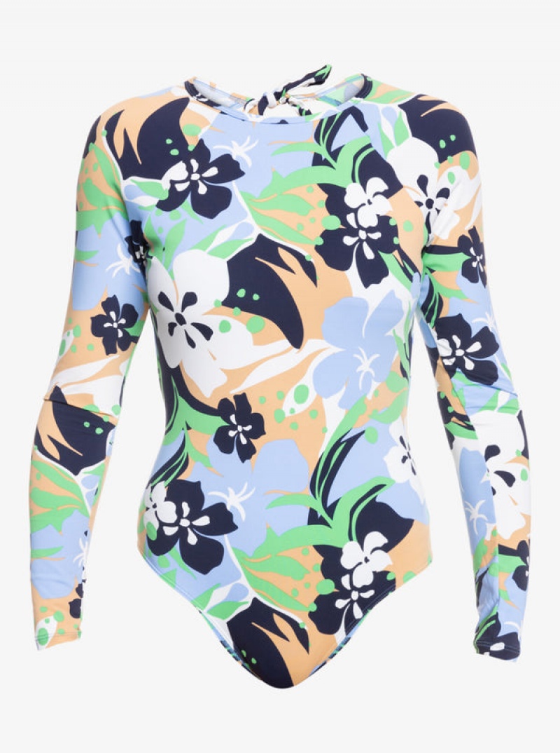 Roxy Fashion Long Sleeve Swimsuits | 16208-BAGT