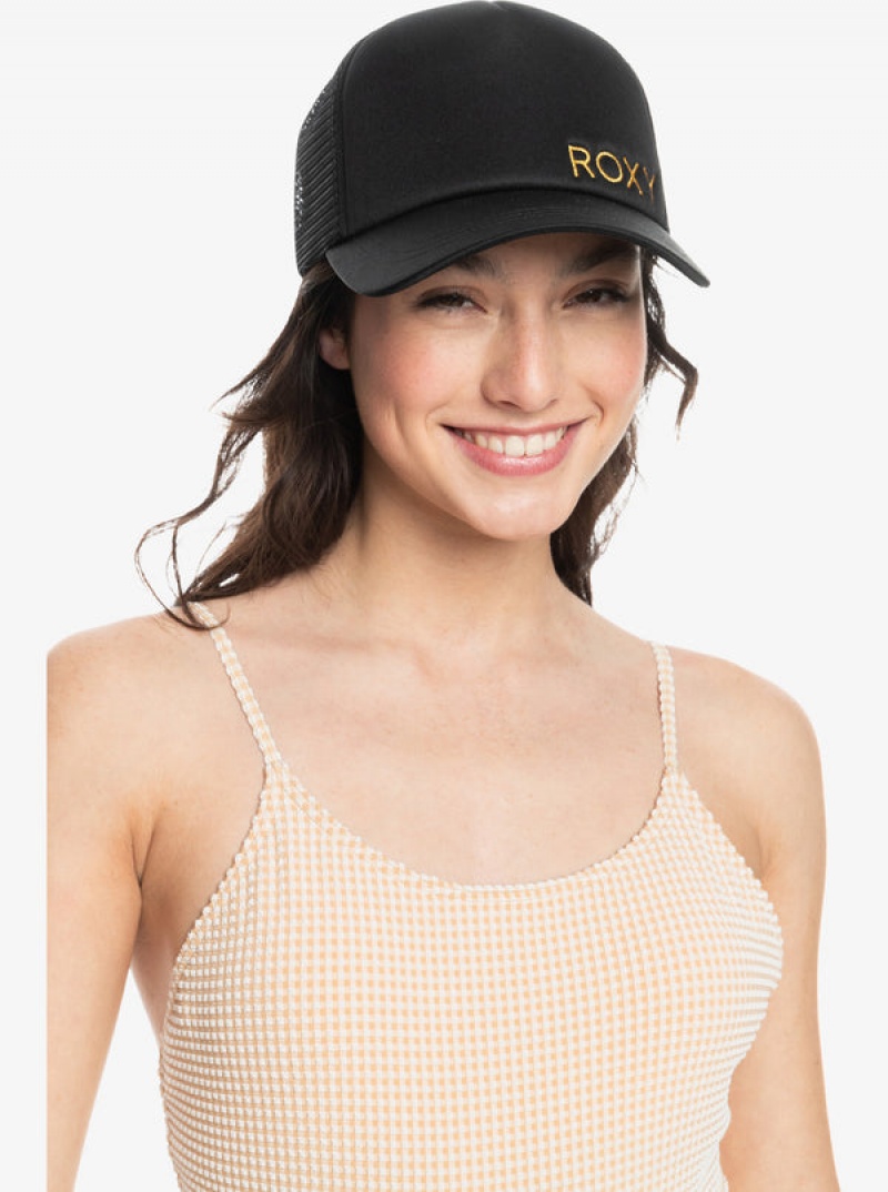 Roxy Finishline Trucker Hats | 61392-FVLW