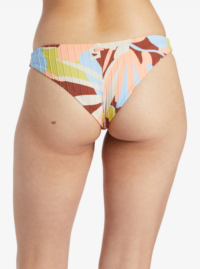 Roxy Floradelic Cheeky Printed Bikini Bottoms | 09735-ETKX