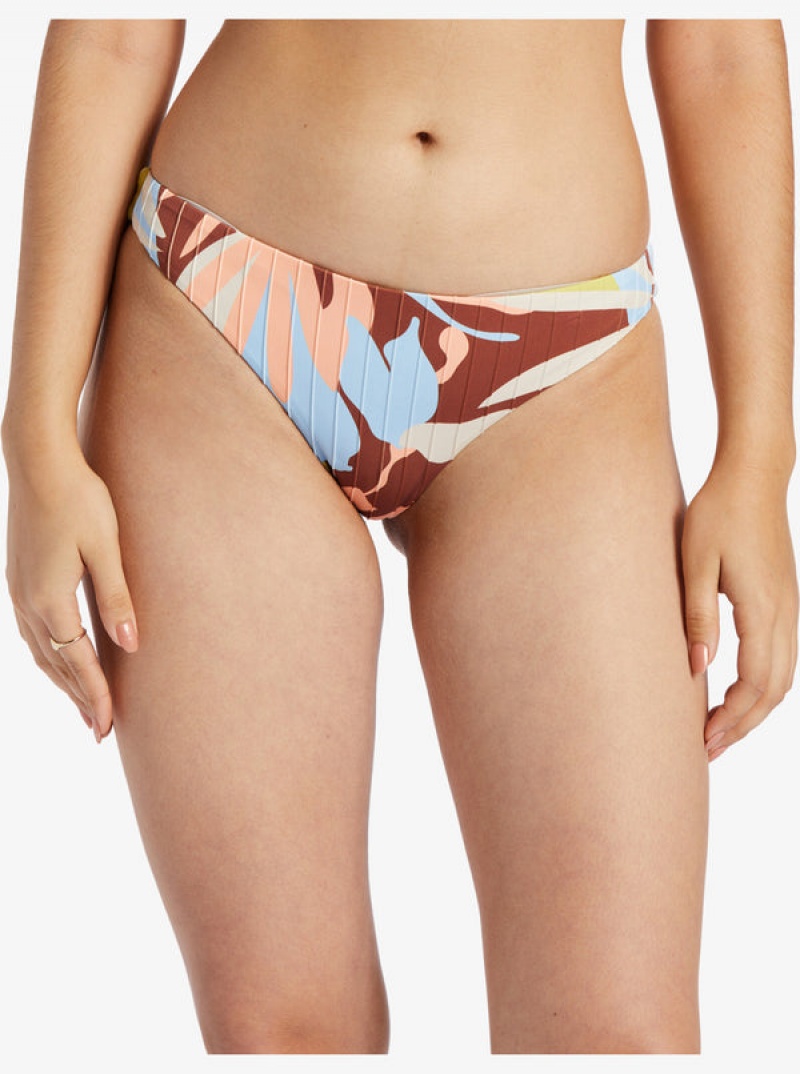 Roxy Floradelic Cheeky Printed Bikini Bottoms | 09735-ETKX