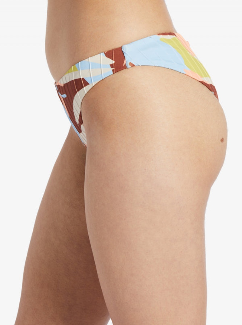 Roxy Floradelic Cheeky Printed Bikini Bottoms | 09735-ETKX