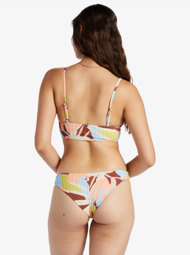 Roxy Floradelic Cheeky Printed Bikini Bottoms | 09735-ETKX