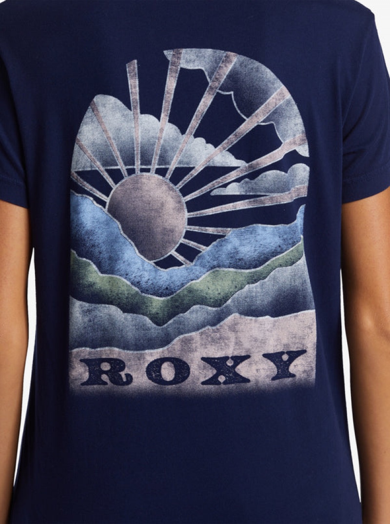 Roxy Get Lost In The Moment Boyfriend T-shirts | 07816-DEVZ