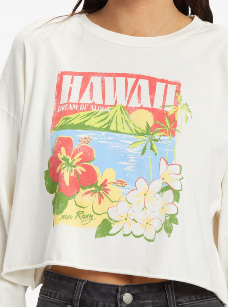 Roxy Hawaiian Vacay Olsc T-shirts | 01693-MCOJ