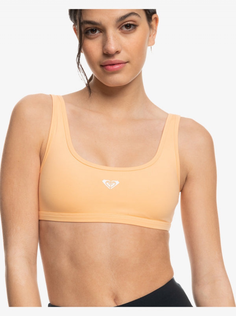 Roxy Heart Into It Mini Bra Tops | 45978-GLBP