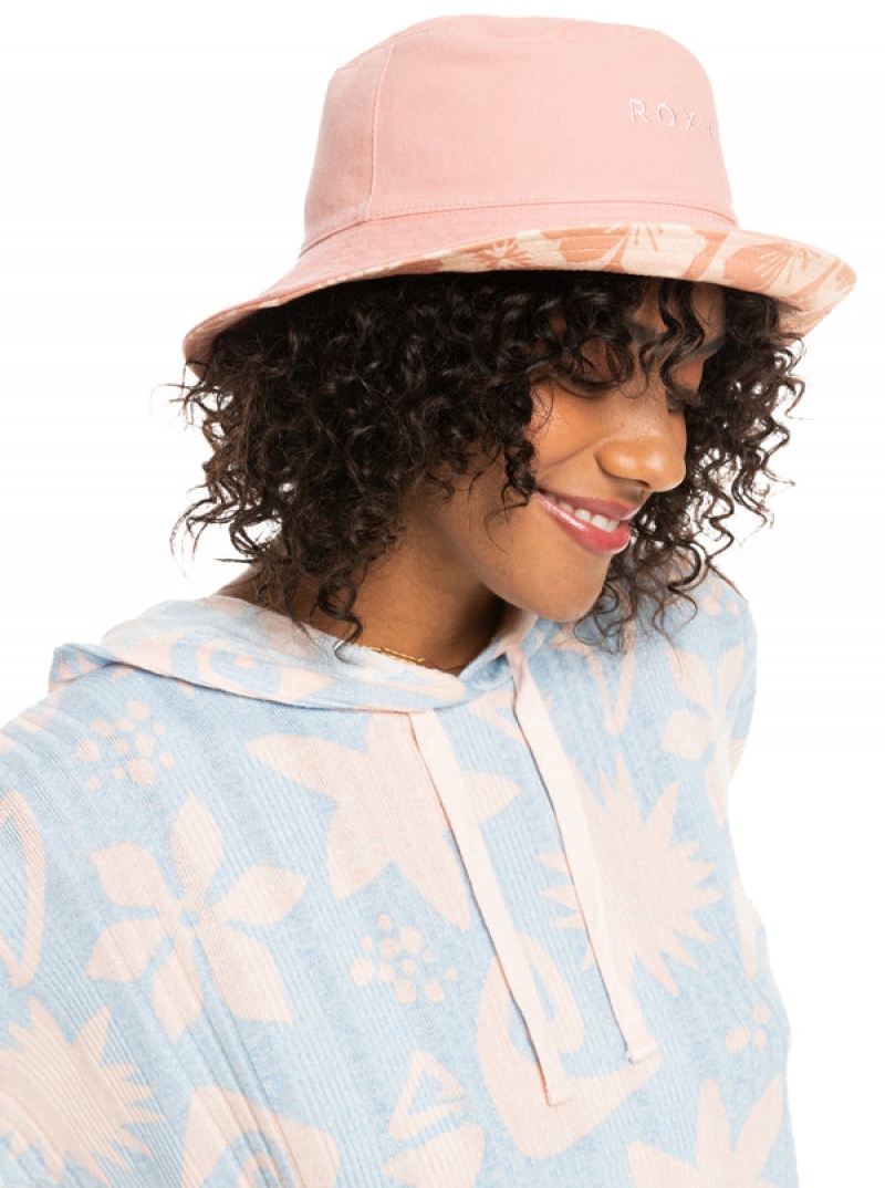 Roxy Jasmine Paradise Reversible Bucket Hats | 90854-ATUB