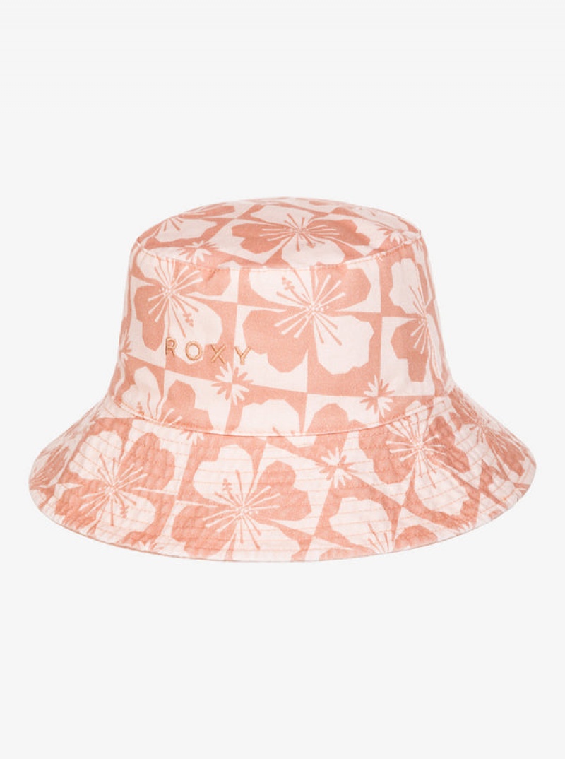 Roxy Jasmine Paradise Reversible Bucket Hats | 90854-ATUB