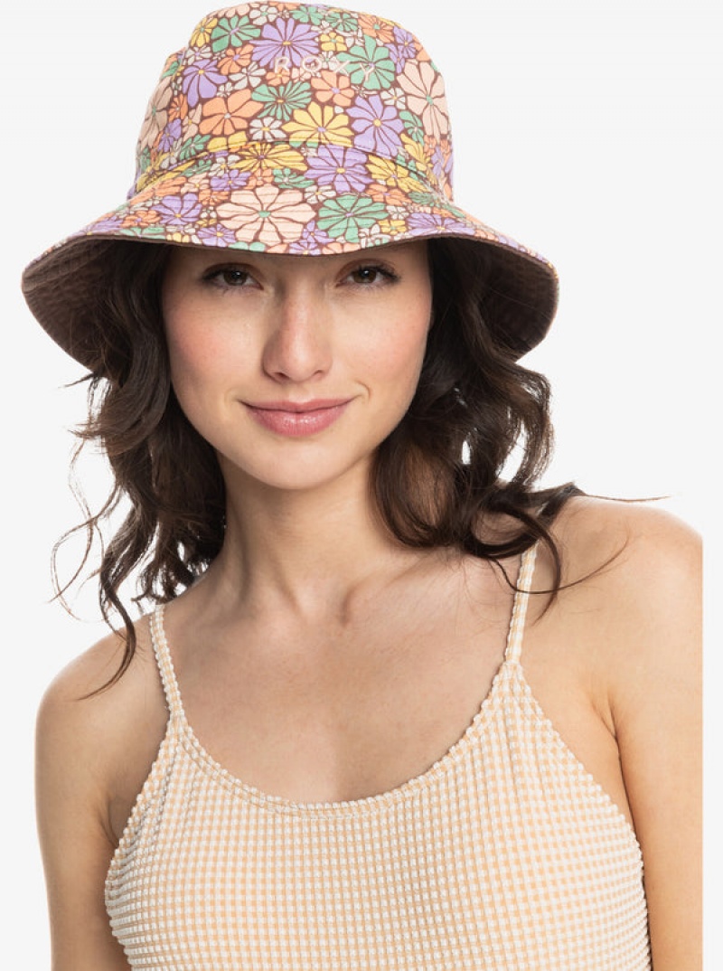 Roxy Jasmine Paradise Reversible Sun Hats | 48960-AZKT