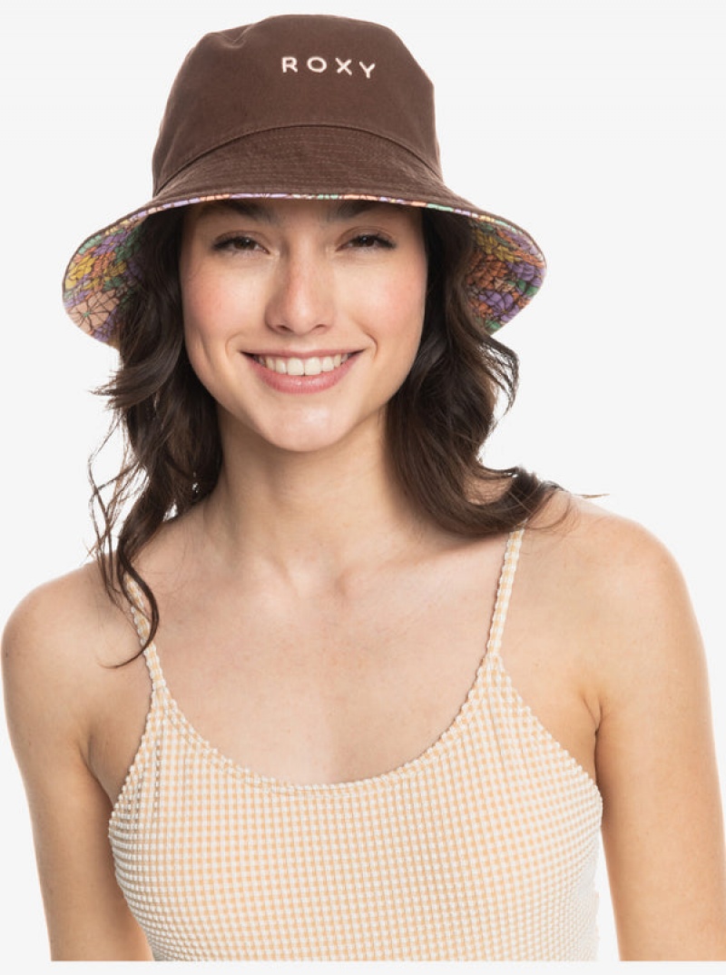 Roxy Jasmine Paradise Reversible Sun Hats | 48960-AZKT