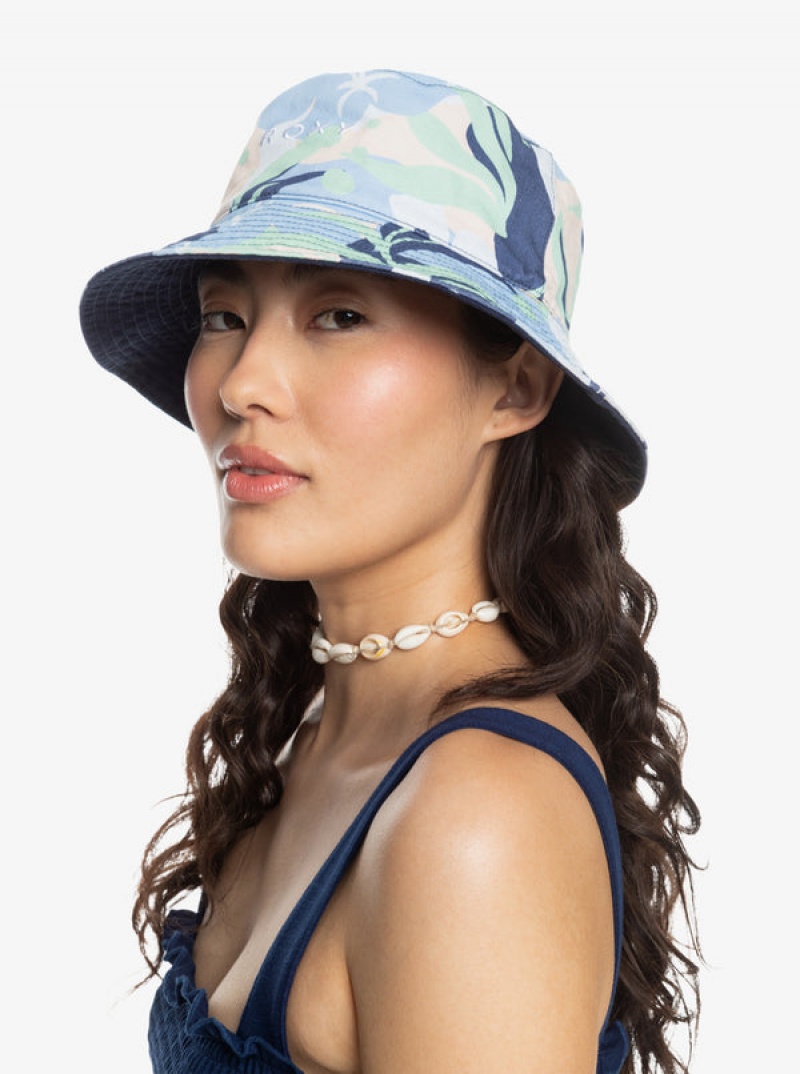 Roxy Jasmine Paradise Reversible Sun Hats | 06874-BLYM