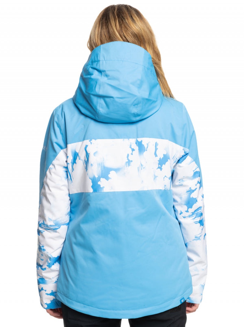 Roxy Jetty Block Technical Snowboard Jackets | 15680-QHGO