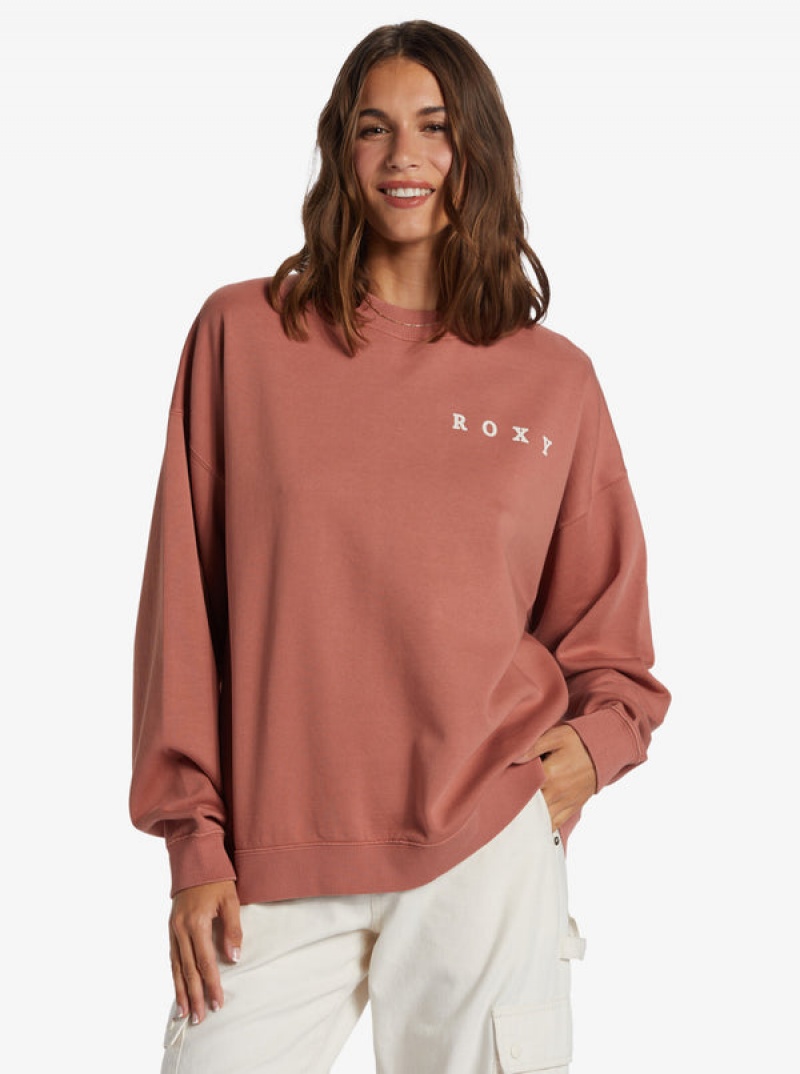 Roxy Lineup Oversized Crew Neck Loungewear | 50712-ZGBJ