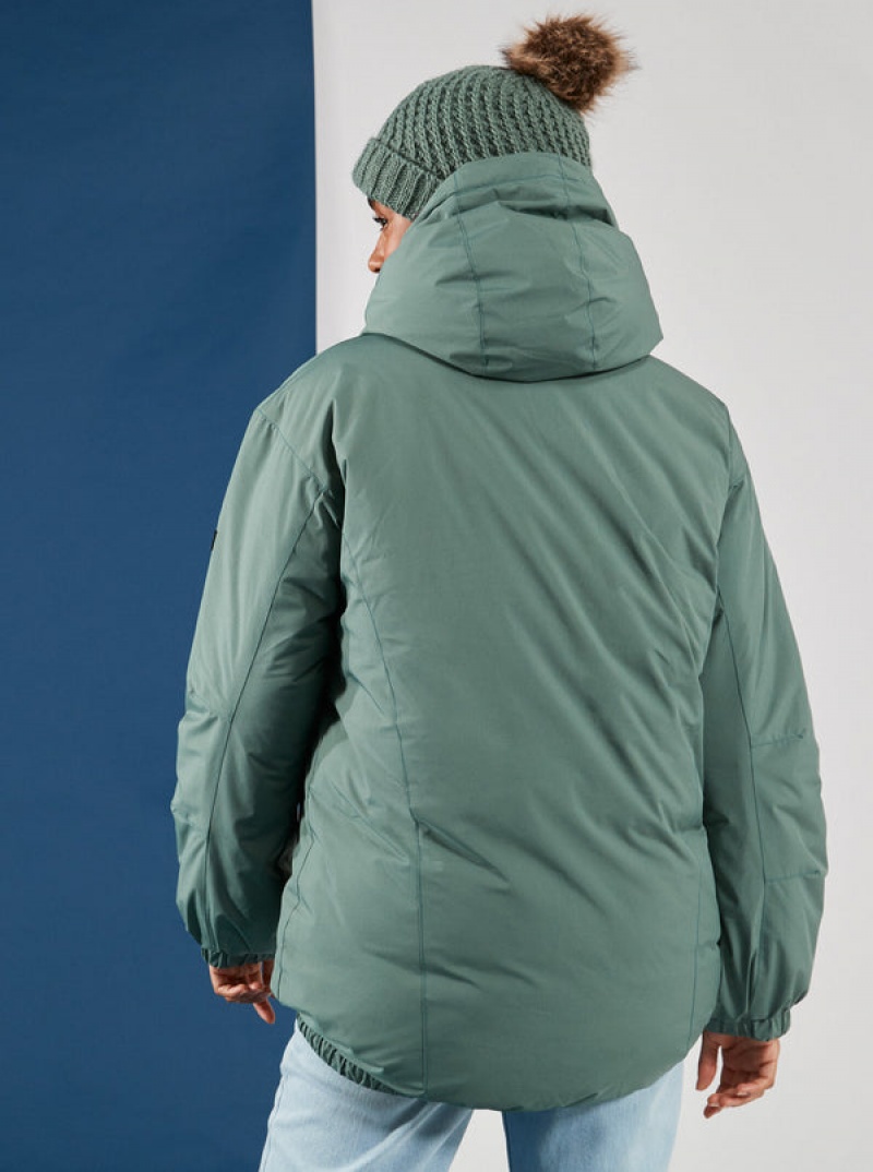 Roxy Lofty Cloud Winter Parka Jackets | 81963-WITE