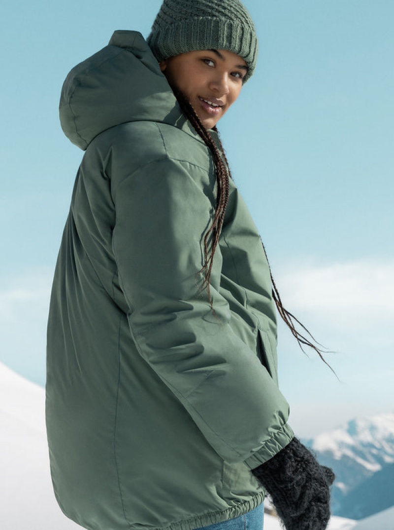 Roxy Lofty Cloud Winter Parka Jackets | 81963-WITE