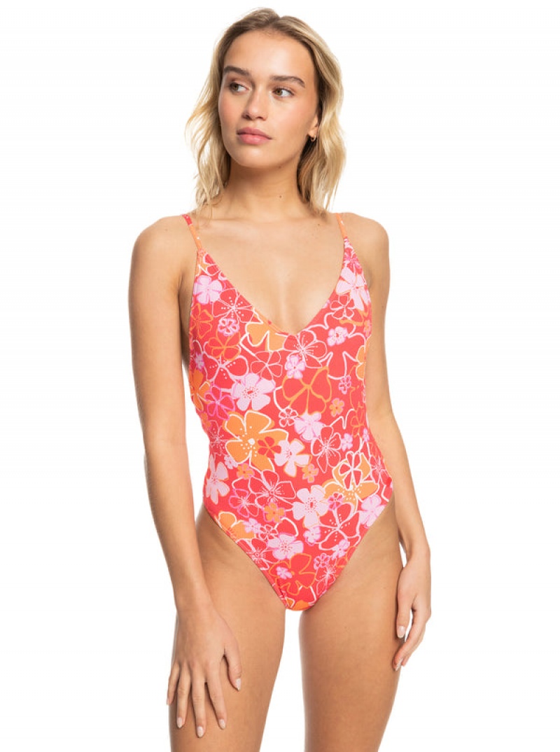 Roxy Meadow Flowers One-Piece Swimsuits | 14096-FYRQ