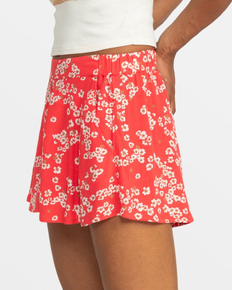 Roxy Midnight Avenue Relaxed Fit Printed Shorts | 45736-SUNB