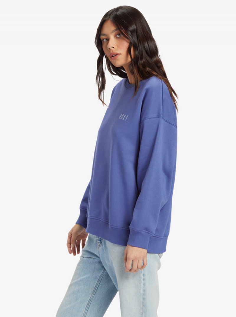 Roxy Morning Hike Crew Neck Hoodie | 32169-GXOS