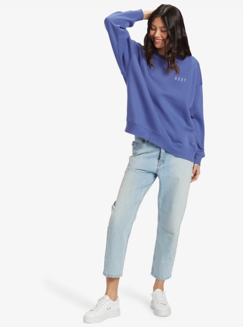 Roxy Morning Hike Crew Neck Hoodie | 32169-GXOS