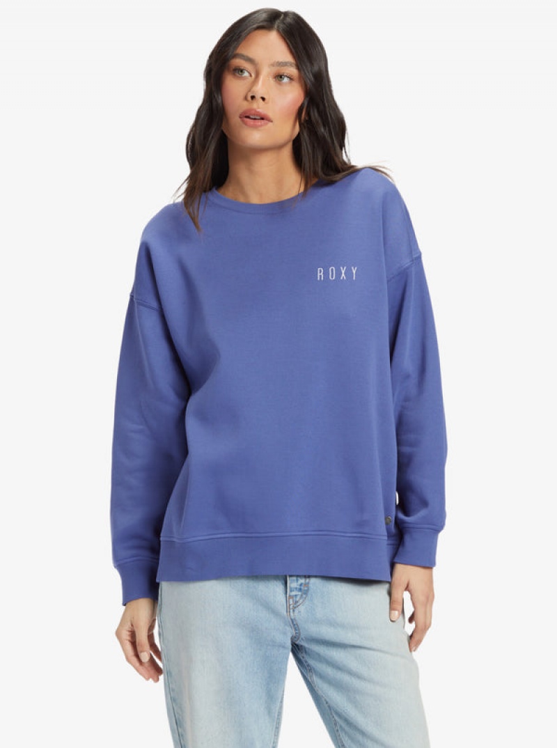 Roxy Morning Hike Crew Neck Hoodie | 32169-GXOS