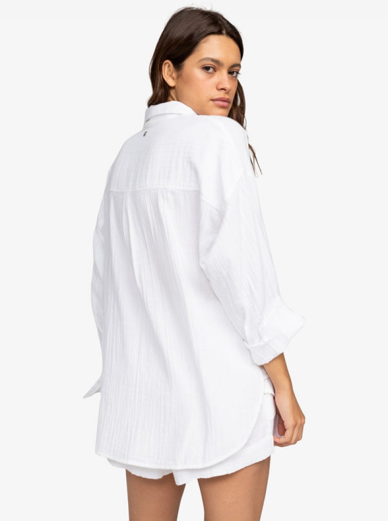 Roxy Morning Time Long Sleeve Tops | 92546-PAZO