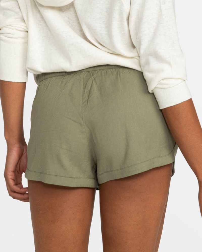 Roxy New Impossible Love Elastic Waist Shorts | 95382-UEMA