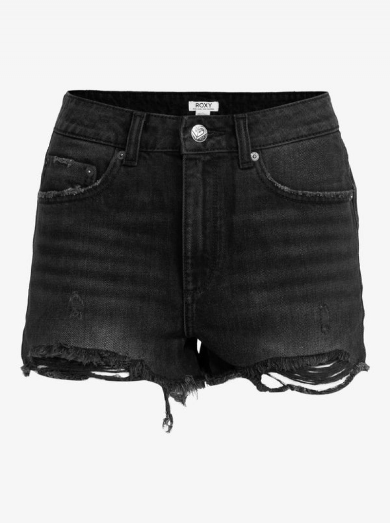 Roxy New Swell Denim Shorts | 14538-DEXY