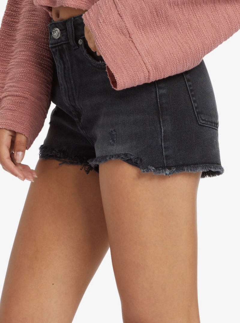 Roxy New Swell Denim Shorts | 14538-DEXY