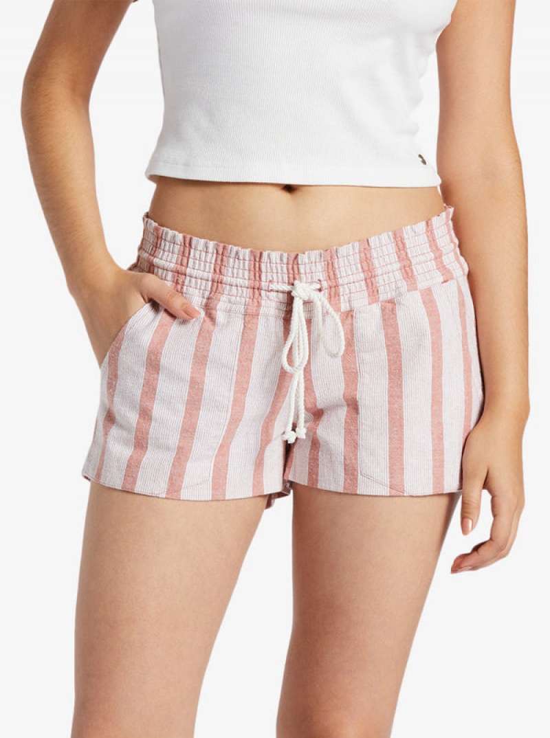 Roxy Oceanside Elastic Waist Shorts | 36905-MQRC