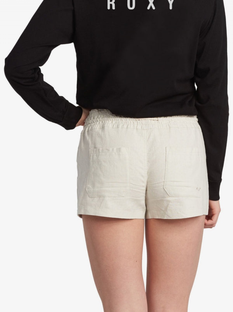 Roxy Oceanside Elastic Waist Shorts | 39541-WTMV