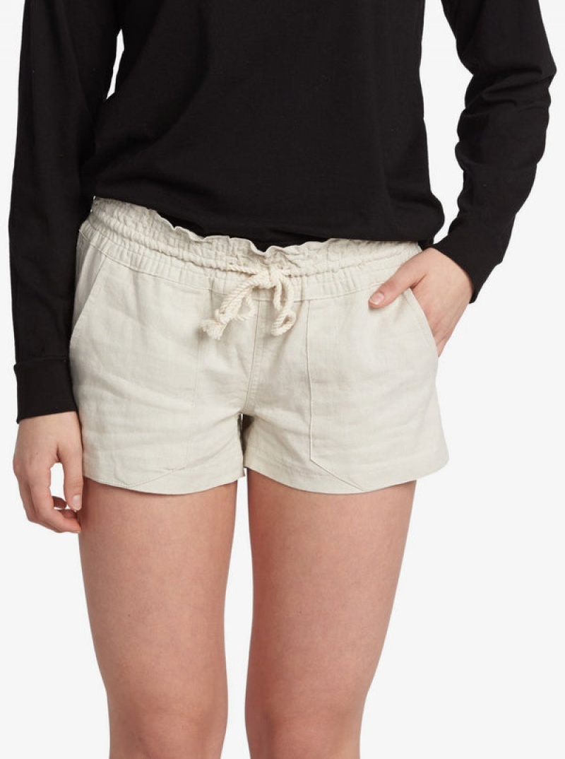 Roxy Oceanside Elastic Waist Shorts | 39541-WTMV