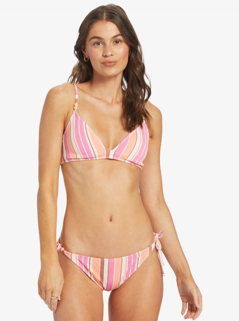 Roxy Palm Tree Dreams Triangle Bikini Tops | 72431-MIEJ